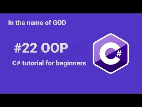 😀C# tutorial for beginners - OOP
