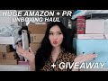 HUGE Amazon &amp; PR Unboxing + GIVEAWAY