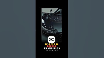 Water Ripple Transition Capcut Tutorial || #capcuttutorial #video #editing #shorts