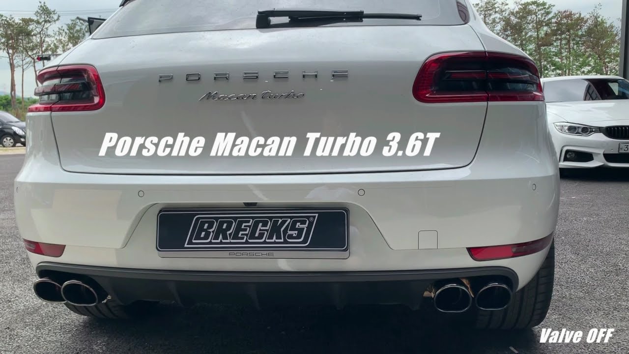 Porsche Macan Turbo 3.6T SUV w/ CatBack Fi EXHAUST Valves On & Off X