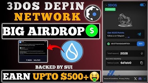 3Dos Network Airdrop || Backed By Sui || 3Dos Depin Airdrop Mining 2025 || 3Dos Depin Airdrop 2025