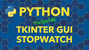 Python Tkinter GUI Stopwatch