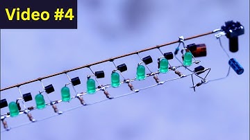 How to make vu meter without any IC without pcb