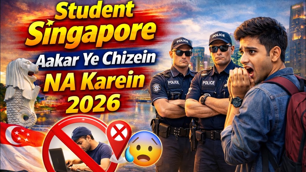 Student Singapore 🇸🇬 Aakar Ye Galtiyan NA Karein |  2026