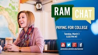 Paying For College | A Colorado State University RamChat