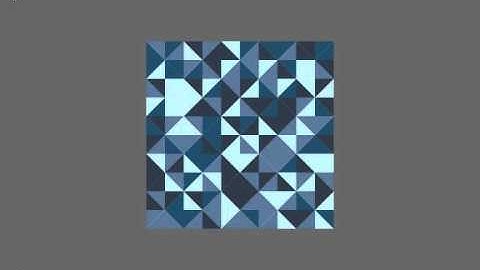 Processing: Random Triangles Playing Fast