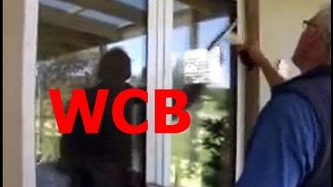 WINDOW CLEANING   ✅FANNING WINDOWS WITH SWIVEL TYPE SQUEEGEE