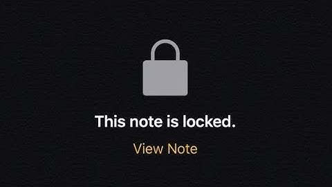 How To Lock Notes with Touch ID on iPhone