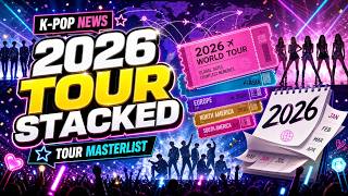 Soompi’s 2026 K-pop tour list is stacked and the fandom is not ready