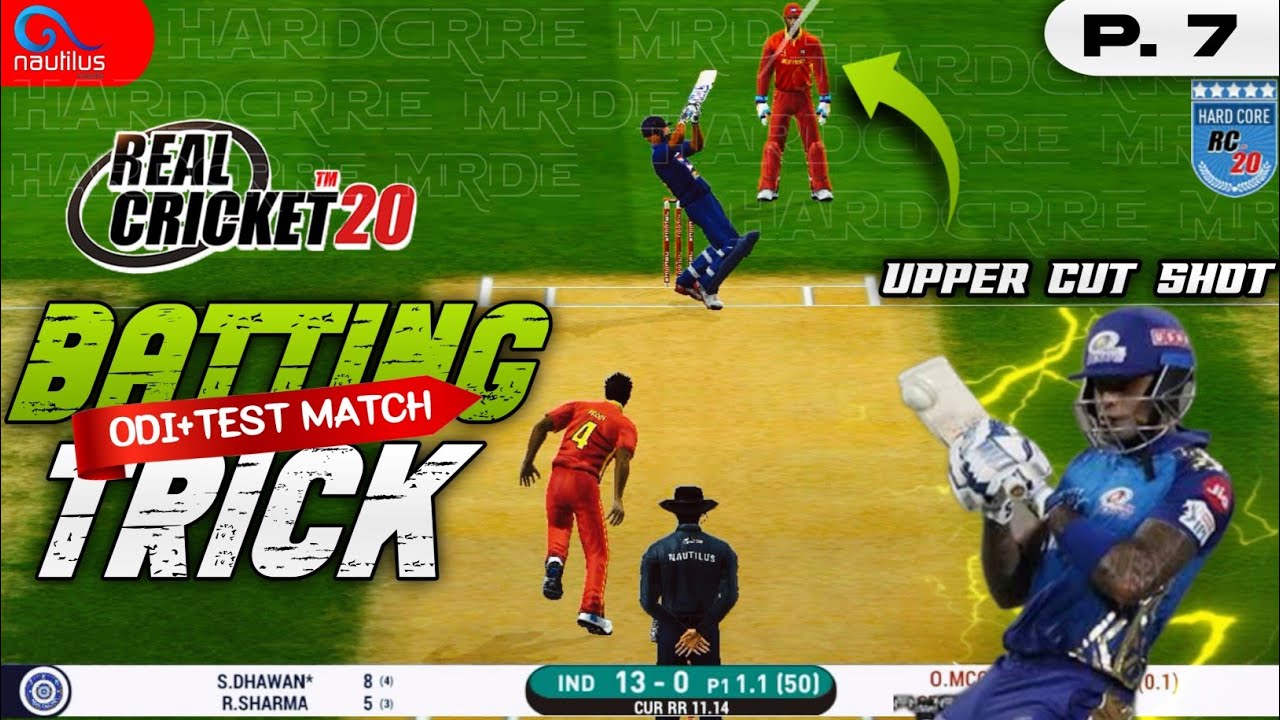 Real Cricket 20 Hardcore Mode Batting Tips & Tricks ( Part - 7 ) ! Rc20 ...