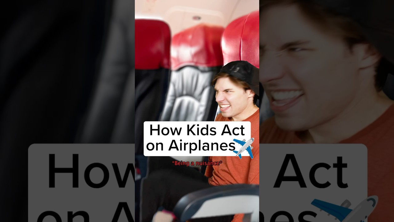 Do you think he survived? 😭✈️ #skit #funny #comedy #airplane #skits #shorts