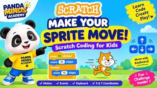 Scratch Programming for Kids 🐼 | Make a Sprite Move | Scratch Tutorial for Beginners | Tamil