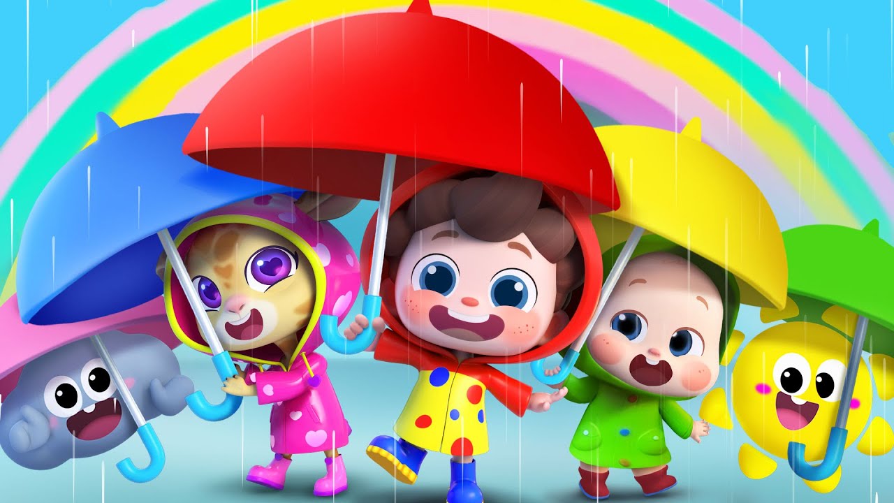 Rain Rain Go Away | Have Fun on Rainy Days | Nursery Rhymes & Kids Songs | BabyBus