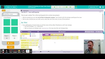 Code.org - Event-Driven Programming in App Lab: Building an App: Color Sleuth #4