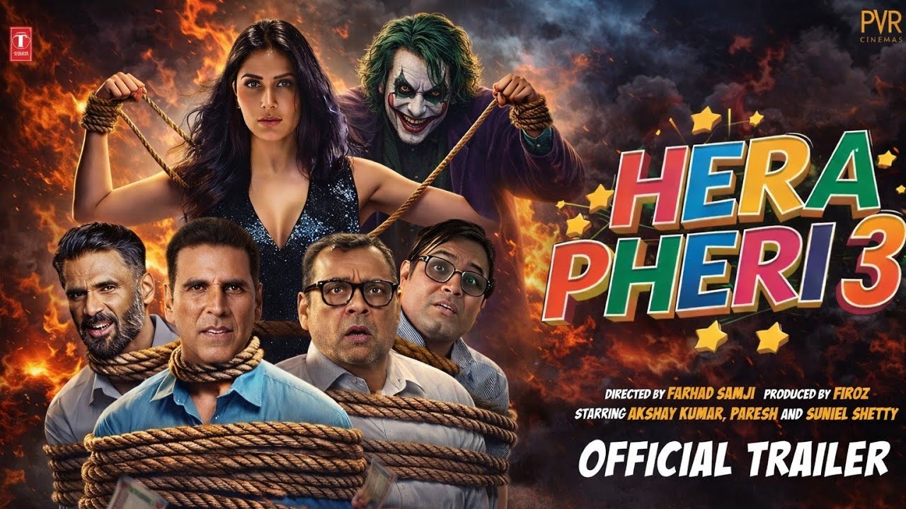 HERA PHERI 3 - Offical Trailer | Akshay Kumar | Sunil Shetty | Paresh Rawal | Farhad | New Movie