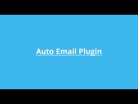 Auto Email Plugin