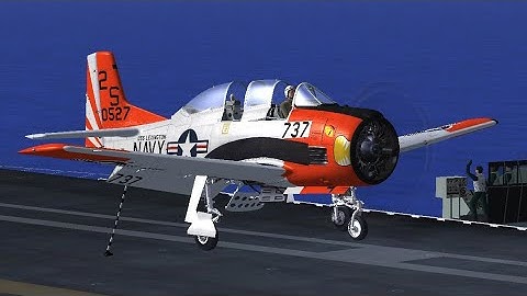T 28C Carrier Landing Procedure
