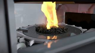 Principe de fonctionnement de la chaudière à granulés KWB Easyfire avec CleanEfficiency