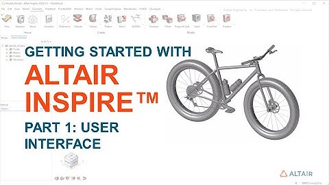Getting Started with Altair Inspire Part 1: User Controls