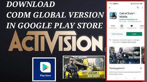 CARA INSTALL CODM GLOBAL VERSION DI PLAY STORE