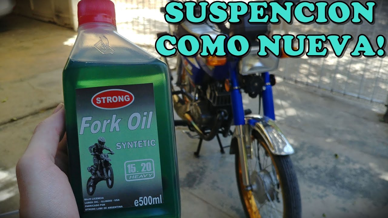 Cambiando El Aceite De Suspensión ✓ SUZUKI AX100
