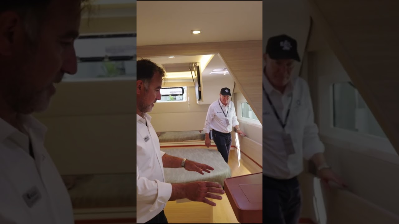 ⁣Inside the Aquila 50 Sail Owner’s Cabin 👀
