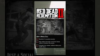 Just A Social Call TIPS to GOLD! #RDR2 #Shorts