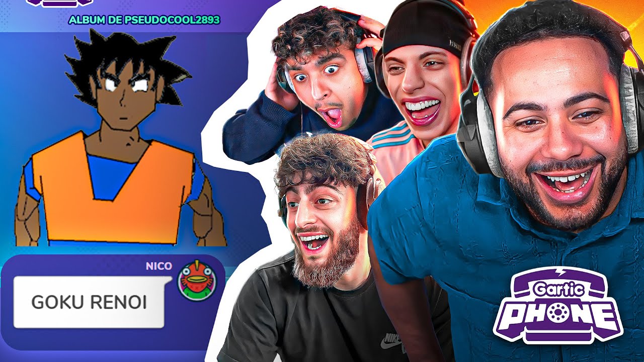 ON A DESSINÉ DES DINGUERIES A CAUSE DE GARTIC PHONE (Ft. Byilhan, Flamby, Anyme, Mentalow, ect..)