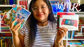 ASMR Video Games Haul 🎮 | Nintendo Switch | Tapping, Controller Sounds