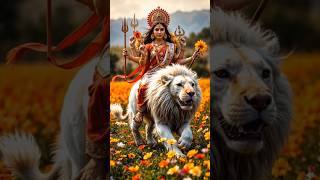 मैया शेर पर सवार होकर आवेली भक्त खड़ी गली गली#durgamaa #bhakti #shortsfeed