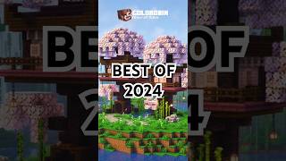 My favorite builds of 2024! 🥳 #minecraft #shorts