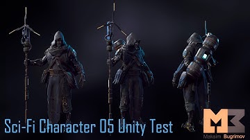 Sci Fi Character 05 (Crow) Test Unity