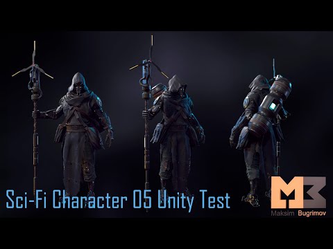 Sci Fi Character 05 (Crow) Test Unity