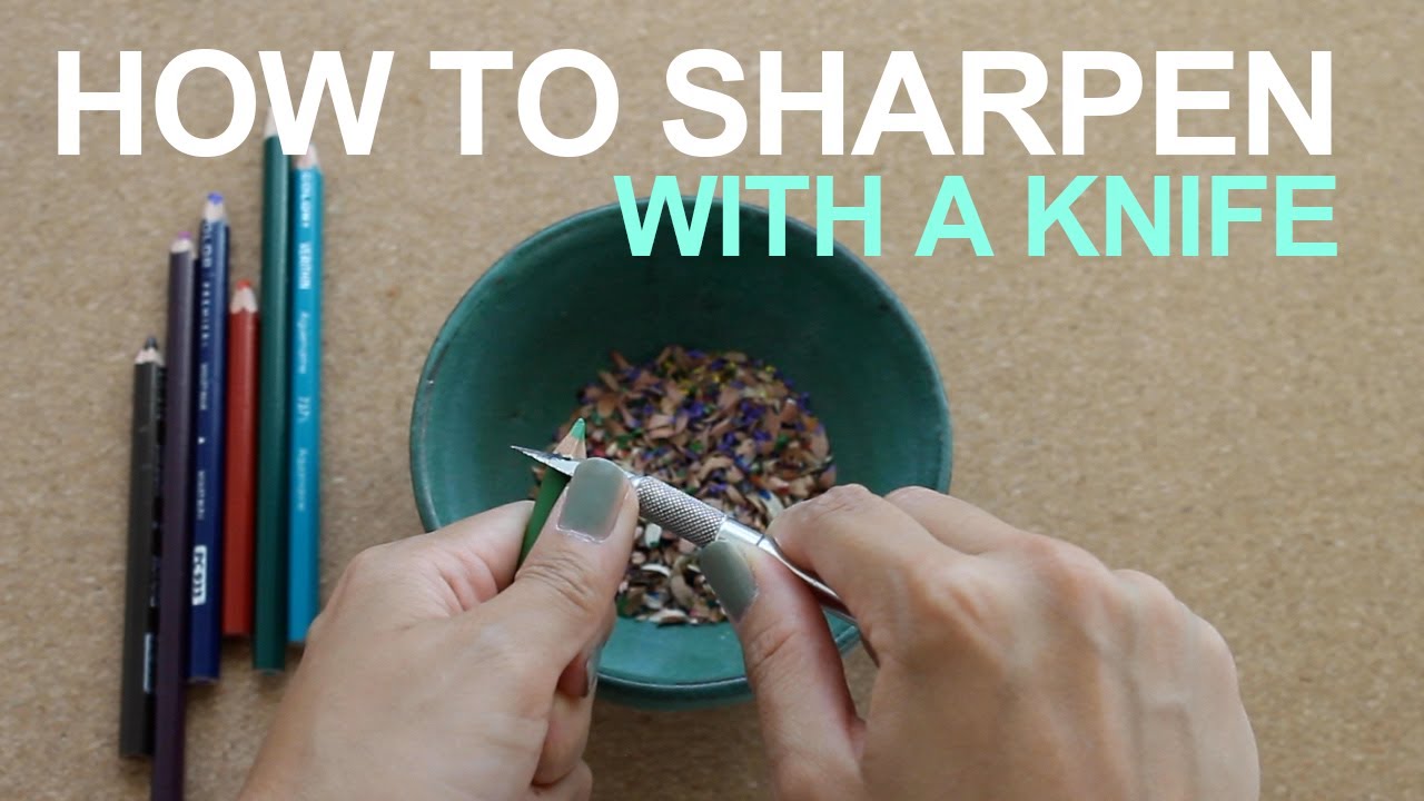 How to Sharpen Pencils with a Knife