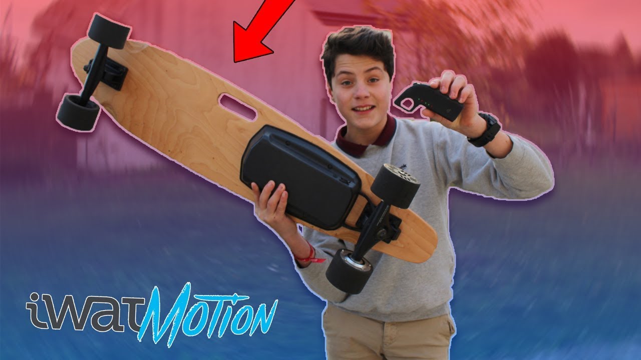 Skateboard /électrique Noir iWatSkate iCruiser