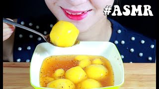 ASMR Rice Ball Sweet Soup   Sesame Seeds (SOFT STICKY EATING SOUNDS) No talking | Miss Pham ASMR