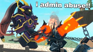 ADMIN ABUSING in TDS Night 4 | ROBLOX