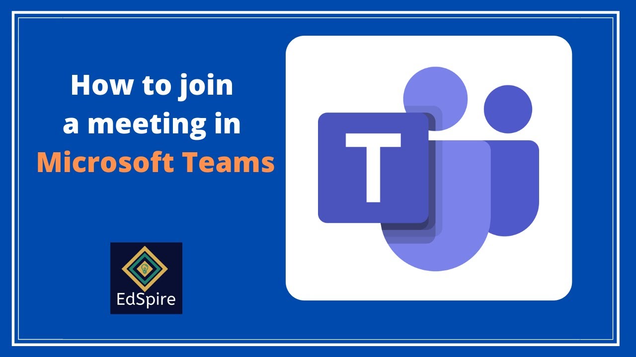 How To Join A Meeting In Microsoft Teams YouTube