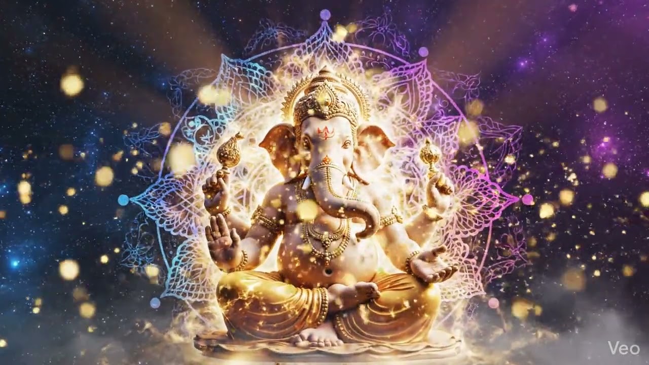 Lord Ganesha 4K Video Background | Divine & Cinematic | Annual Function Stage Visuals | Graphics