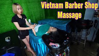 Vietnam Barber Shop ASMR Massage Face \& Body \/ Wash Hair 2021 in Ho Chi Minh City