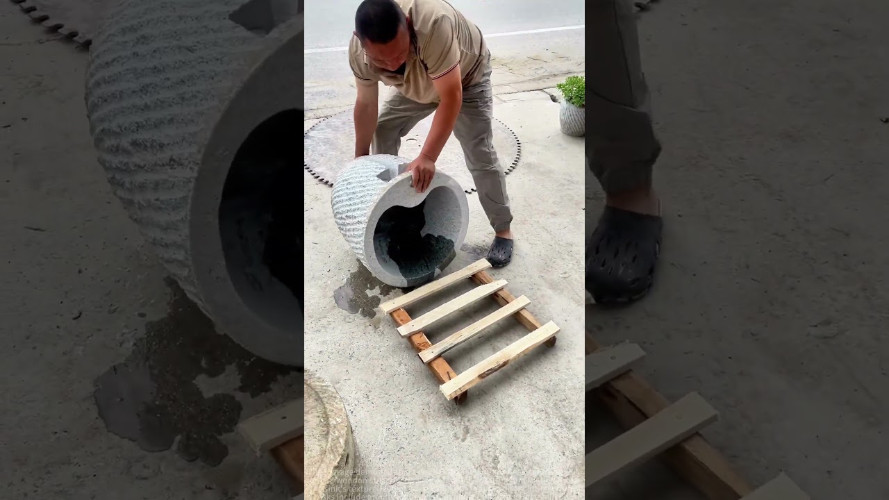 Granite washbasin handling tips: The efficiency of the swing method