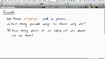 Discrete Math 2 - Tutorial 1 - Rule of Sum and Product