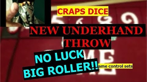 Craps Dice Game Control Sets