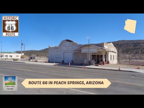 Route 66 in Peach Springs, Arizona