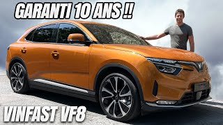 Essai VINFAST VF 8 - Un SUV 100% électrique GARANTI 10 ANS !!