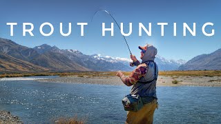 Fly Fishing Ultra Clear River for Large Trout.