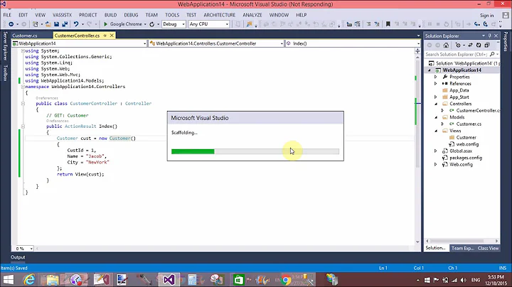 How to access model class in View using Controller