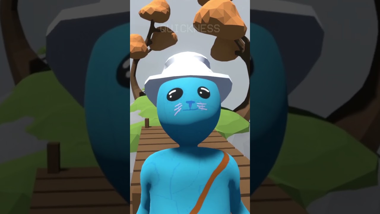 We Live We Love We Die... (Blue Smurf Meme) in Human Fall Flat 