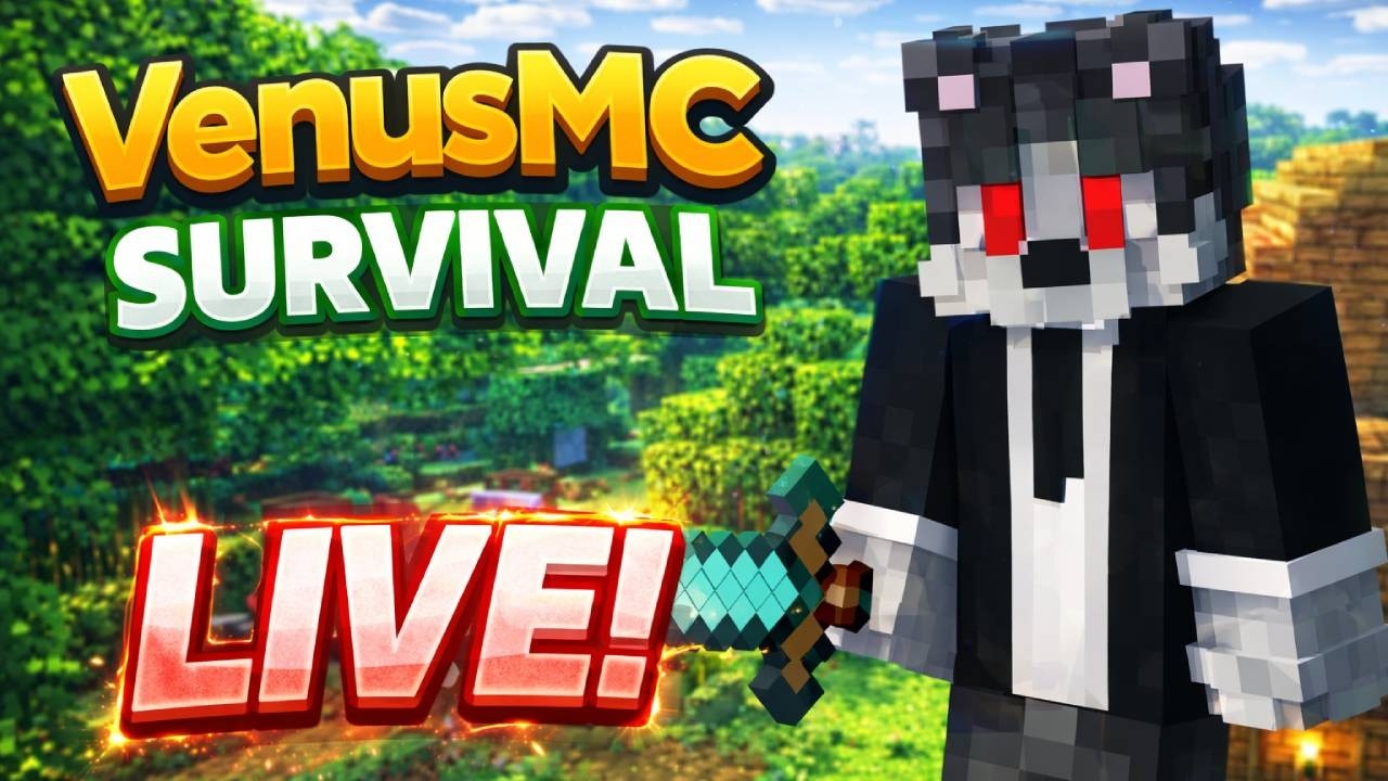 🟣 M-AM ÎNTORS LA SURVIVAL CA PE VREMURI! 🔥 | VenusMC | Minecraft LIVE ...