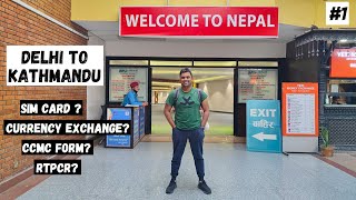 Delhi to Kathmandu || India to Nepal || Immigration || Sim Card || Currency Exchange || CCMC Form 🇳🇵 screenshot 3